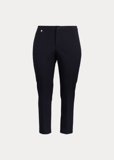 Women's Ralph Lauren Cotton Twill Skinny Ankle Pants | 340596COX